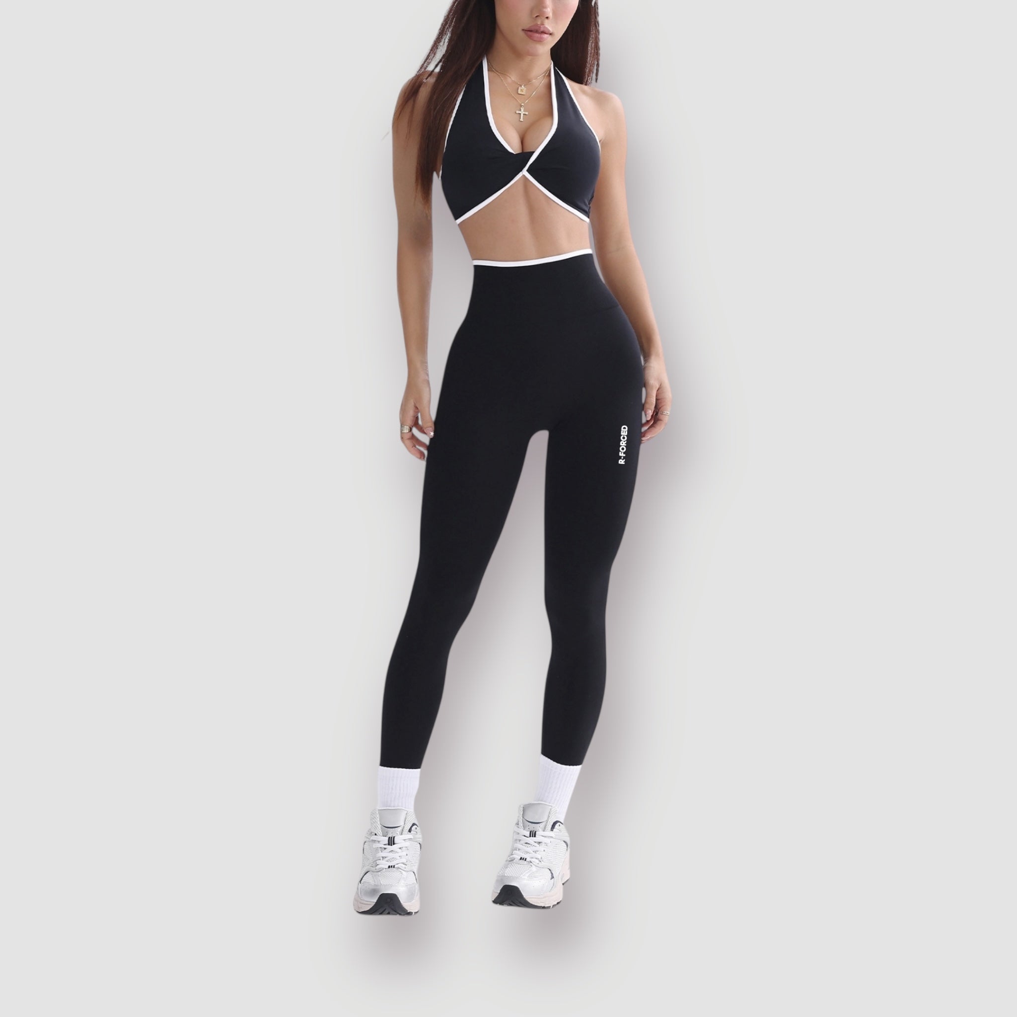 New Set Leggings & Top (Black)