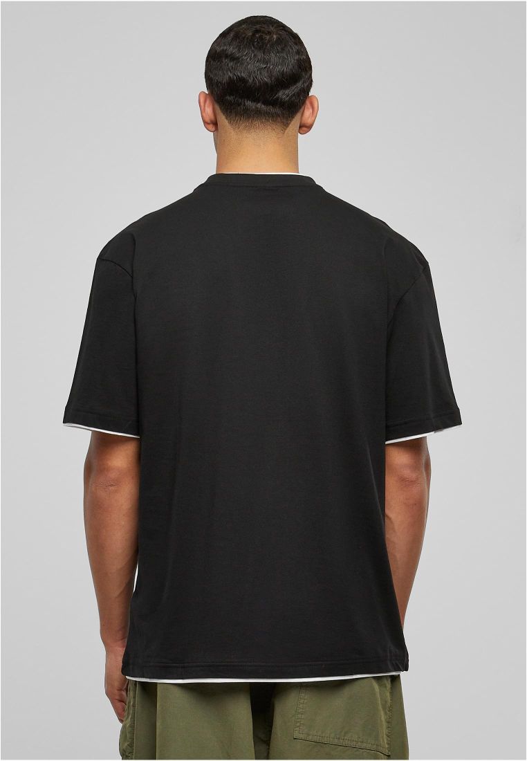 Contrast Tall Tee (Black/White)