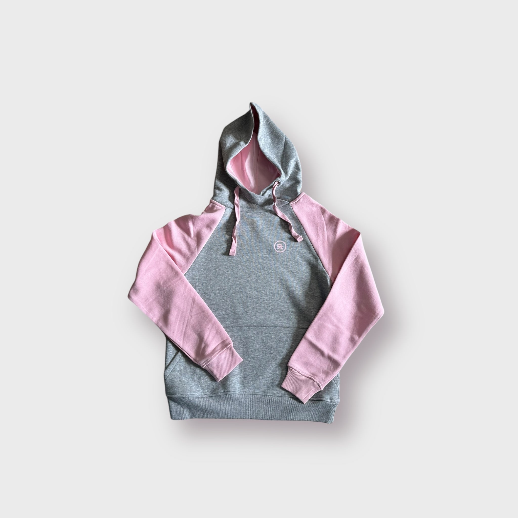 Felpa bicolore (Grigio/Rosa chiaro)