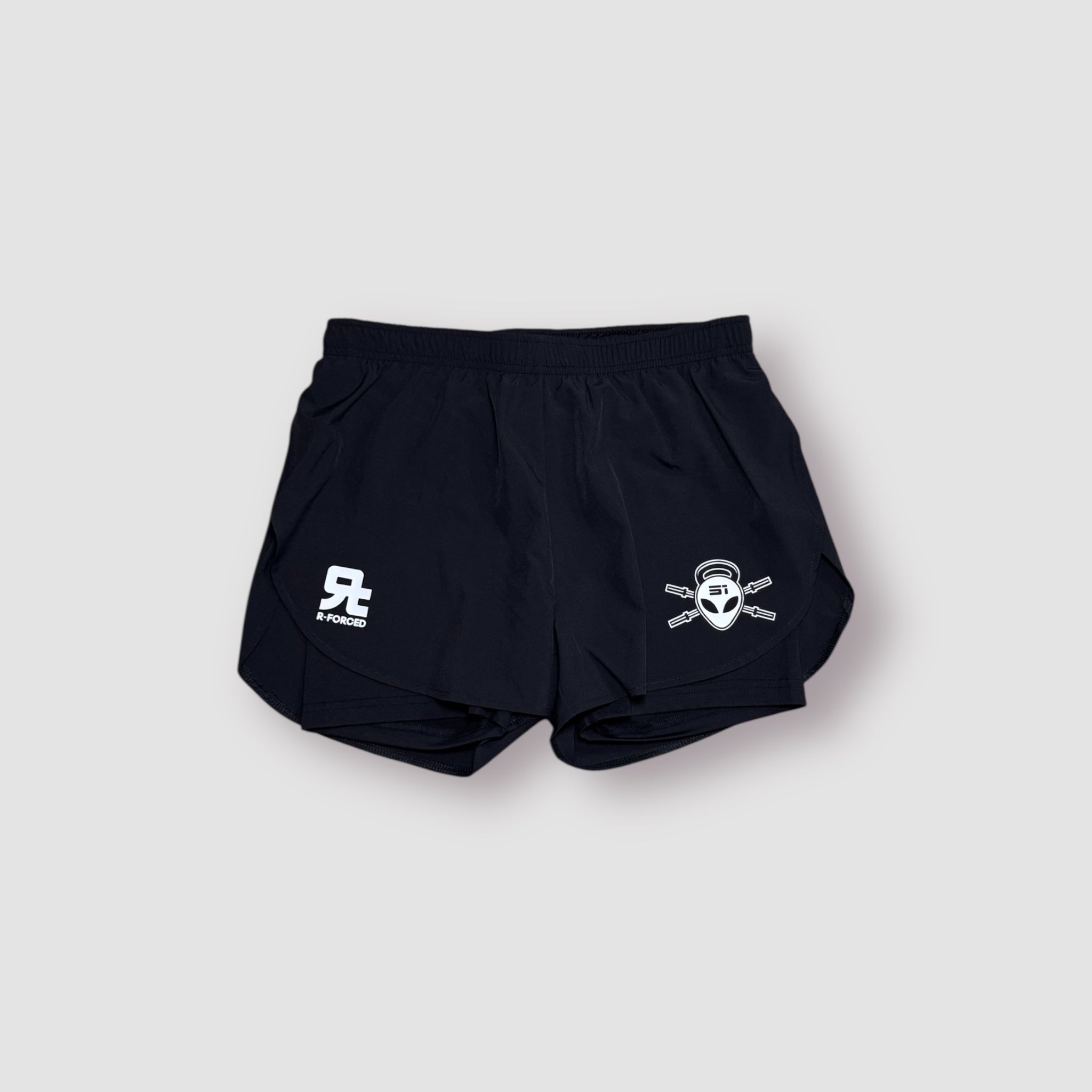 Shorts Sportivi Donna Box Area51 (Nero)