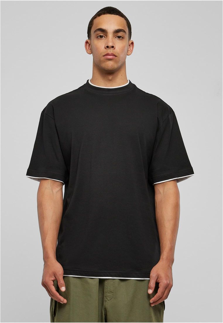 Contrast Tall Tee (Black/White)