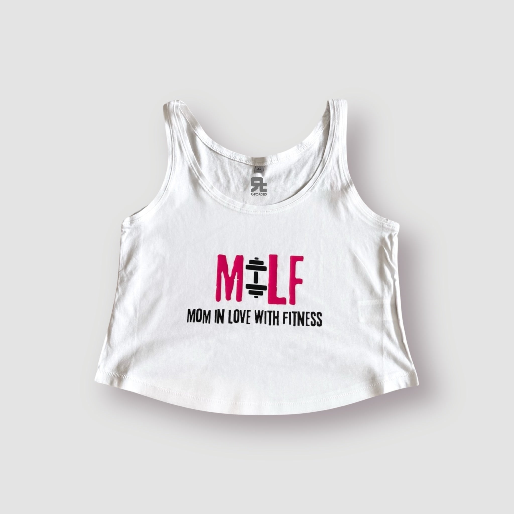 Milf Canotta Crop (White)