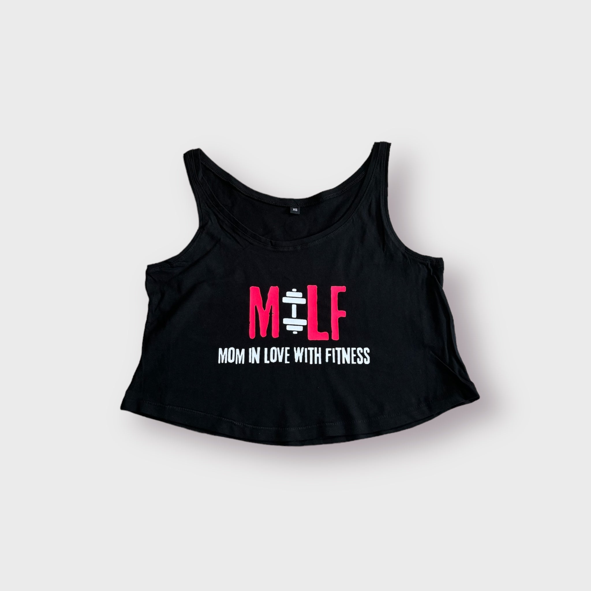 Milf Canotta Crop (Black)