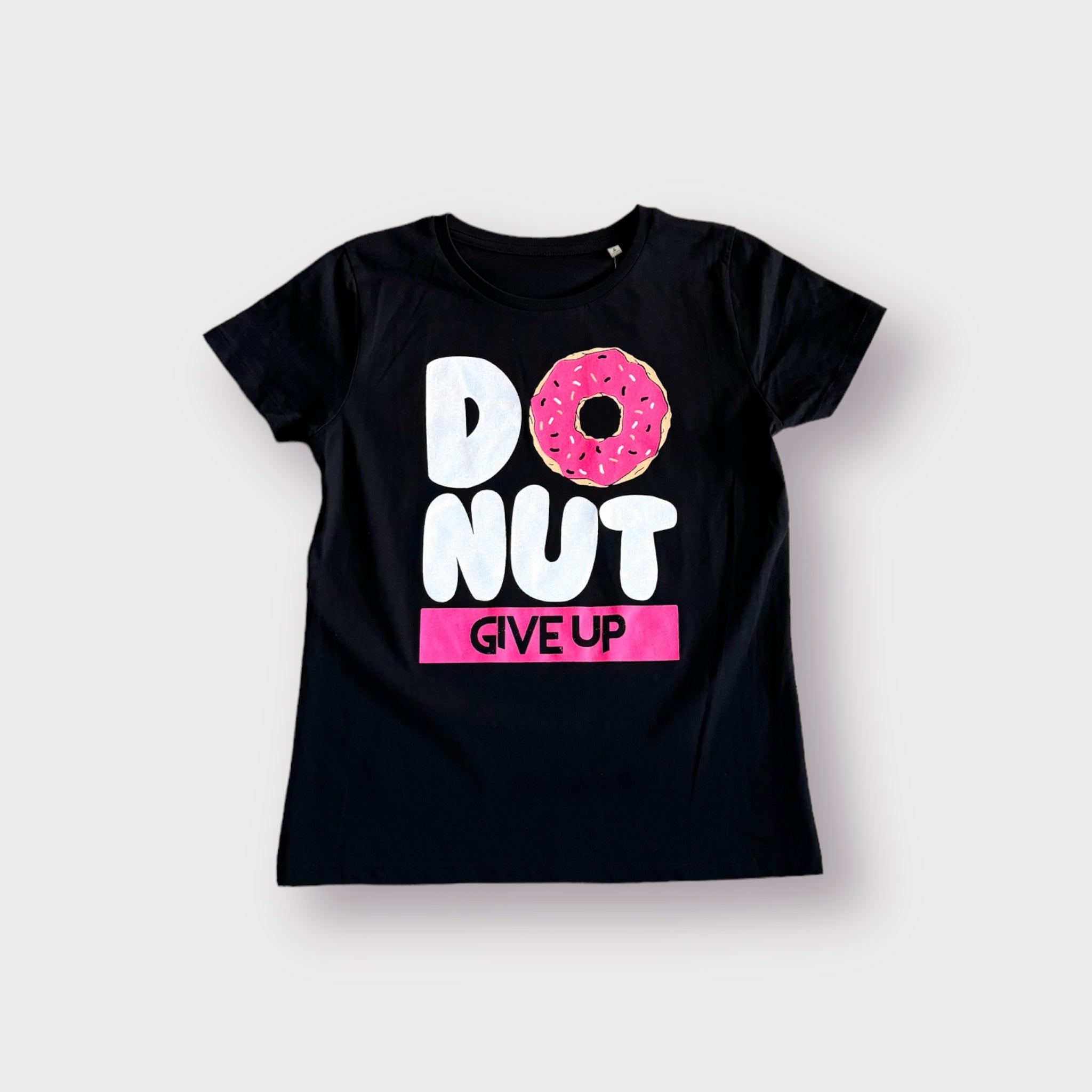T-Shirt Donut Give Up (Black)