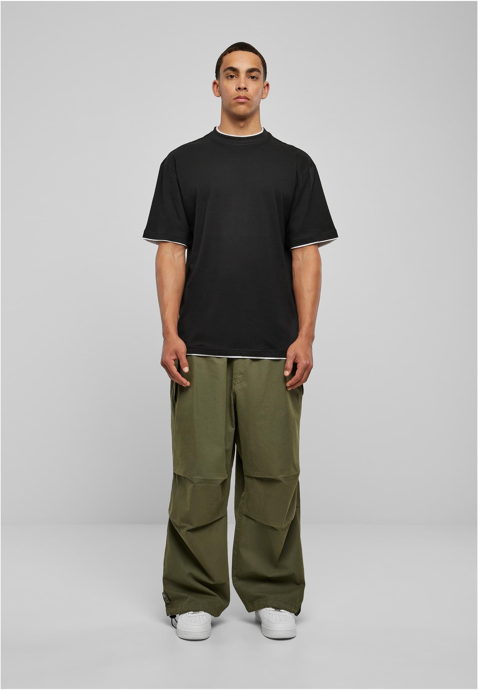 Contrast Tall Tee (Black/White)