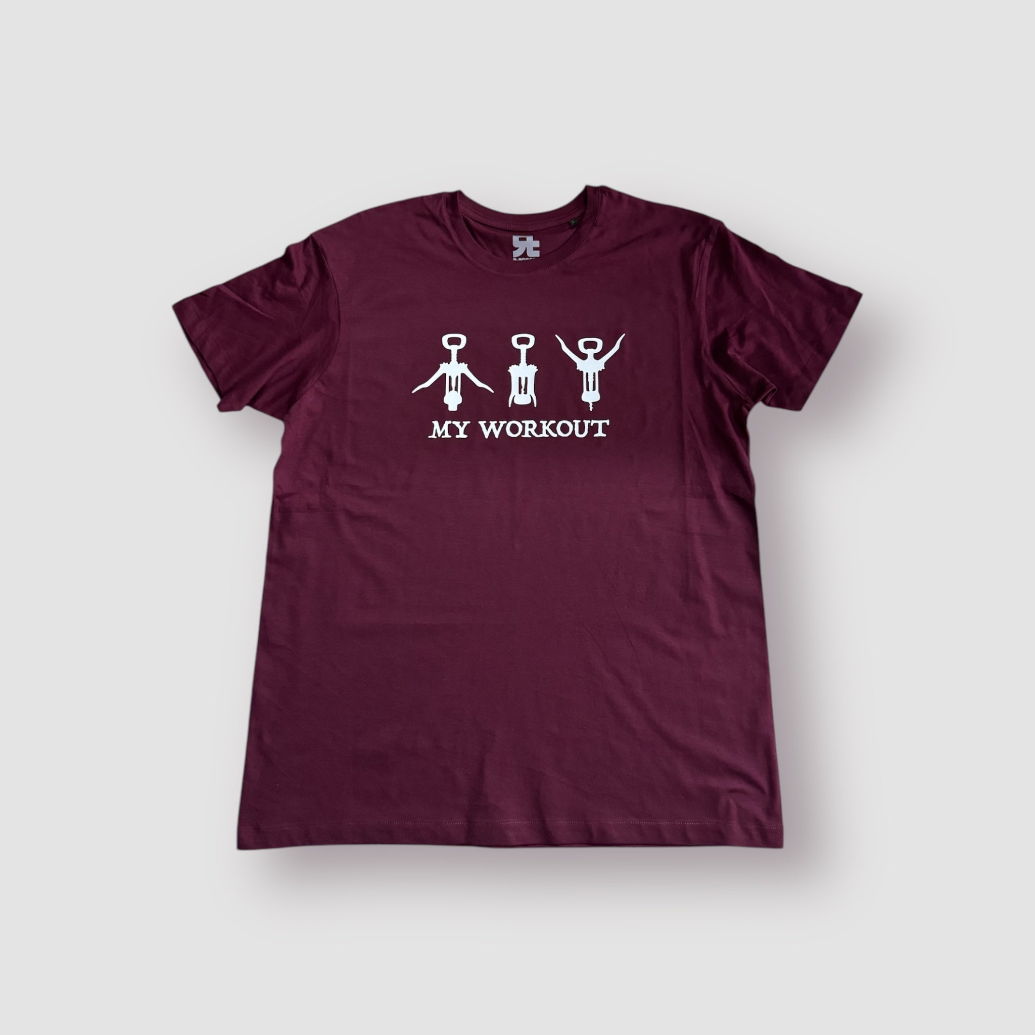 T-Shirt My Workout (Burgundy)