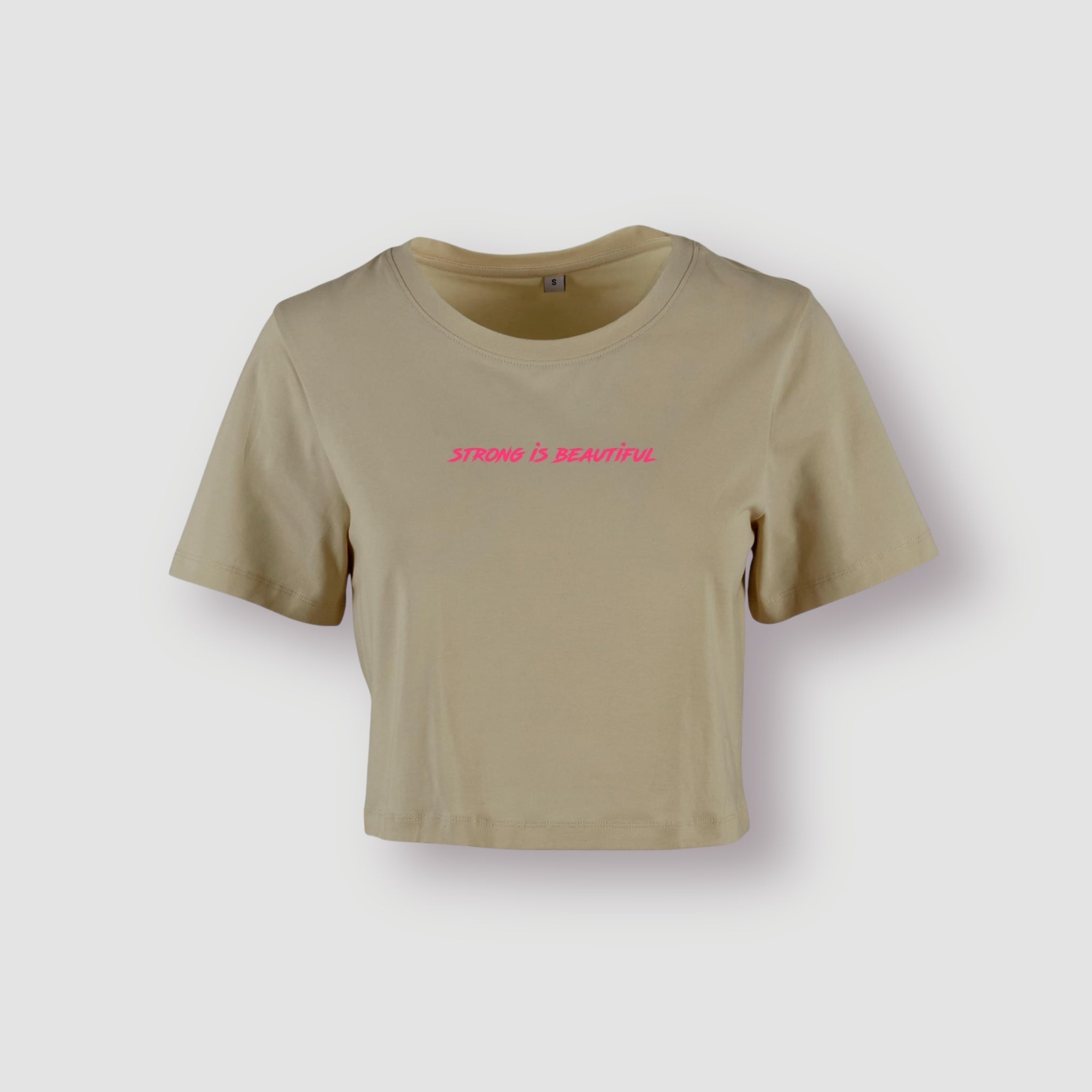Maglia Cropped Strong is Beautiful (olive)