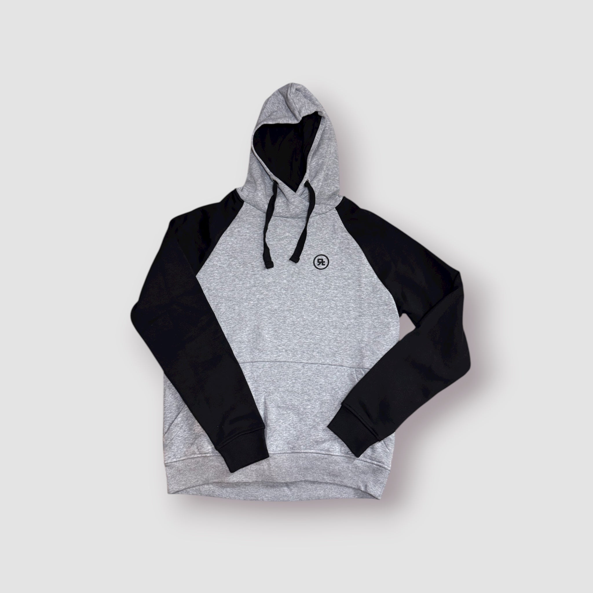 Felpa bicolore (Grigio/Nero)