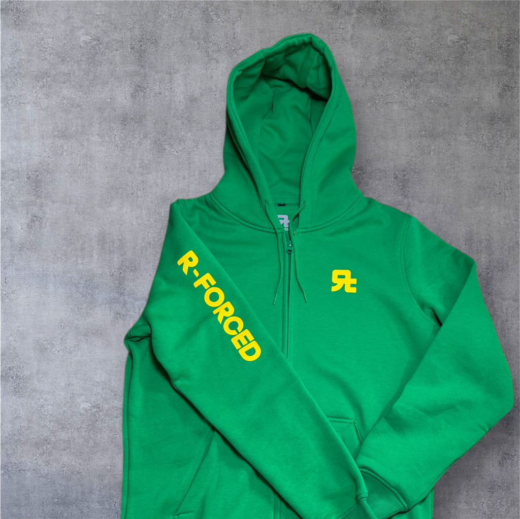 Felpa Zip R-FORCED (GrassGreen)