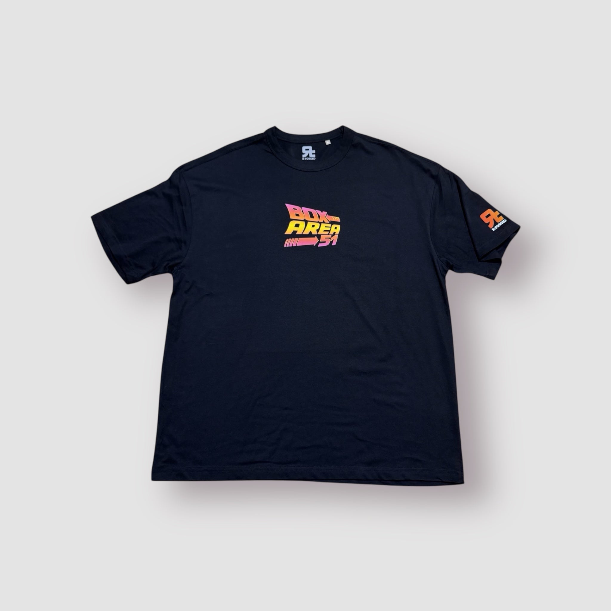 T-Shirt Oversize Box Area51 (Back to the future)